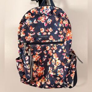 Vera Bradley Navy Floral Backpack